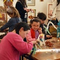 Traditional arts and crafts workshop for children and young handicapped peopl
